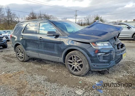 2018 Ford Explorer Sport z USA, uszkodzony, nr VIN 1FM5K8GT9JGA20458
